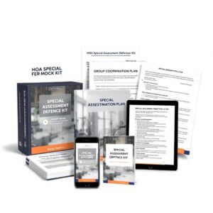 Stop HOA Special Assessment DIY Kit (Self-Guided Playbook)